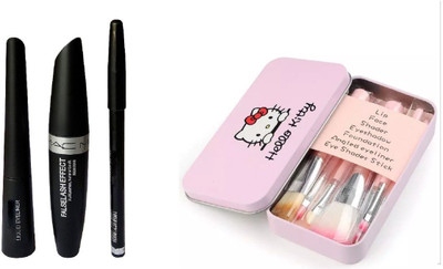 

HICH 3 in 1 Eye Makeup Set + Makeup Brush Set Combo(Set of 10)