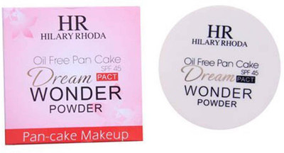 

Hilary Rhoda HR-0809 Oil Free Pan Cake SPF-45 Dream Wonder Powder ~ Pan-Cake Makeup, Beige Compact(Color-01, Color-02, Color-03, Color-04, Color-05, Color-06)