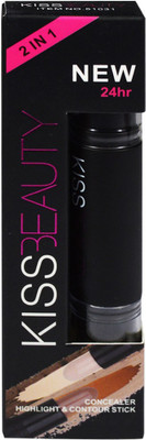 

Kiss Beauty 2in1 Concealer Highlighter & Contour Stick 51031-C Concealer(Cream)
