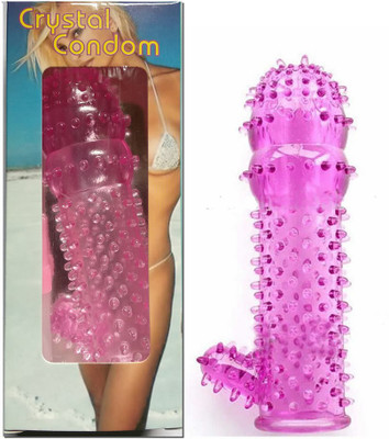 

Zedex Pack Of 03 Extra Dotted Washable & Re-usable & Durable Plus Lubricant Silicon Crystal Condom(Set of 3, 1S)