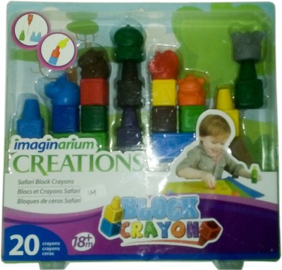 

kidoz kingdom IMAGINARIUM CREATION BLOCK CRAYON(Multicolor)