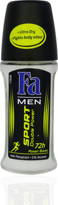 

Fa Men Sport Double Power Deo Roll-on 50ml With Ayur Sunscreen Lotion 50ml Deodorant Roll-on - For Men & Women(50 ml)