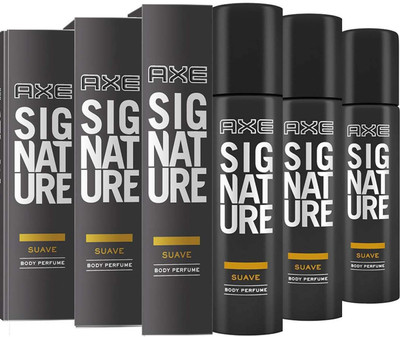 

AXE SUAVE BODY PERFUME 122 ML Deodorant Spray - For Men & Women(366 ml, Pack of 3)