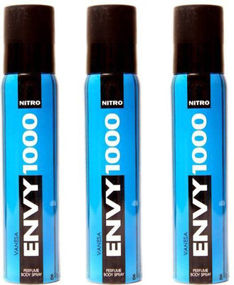 

envy nitro Deodorant Spray - For Men(291 ml, Pack of 3)