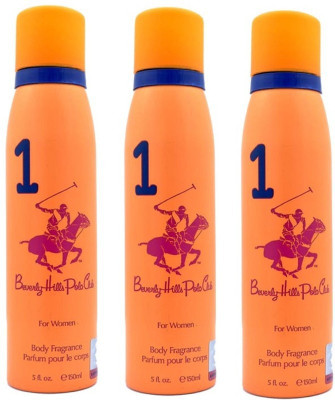 

polo club deo no 1-1-1 Deodorant Spray - For Women(450 ml, Pack of 3)