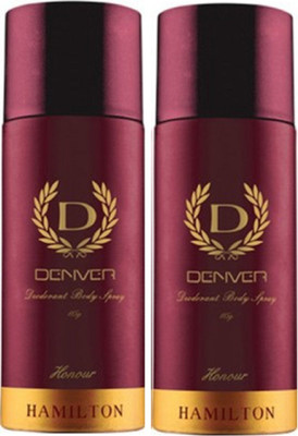 

Denver Honour and Honour Deodorant Spray - For Men(330 ml, Pack of 2)