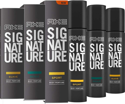 

AXE ROGUE BODY PERFUME 122 ML + SPORT BODY PERFUME 122 ML + SUAVE BODY PERFUME 122 ML Perfume Body Spray - For Men & Women(366 ml, Pack of 3)