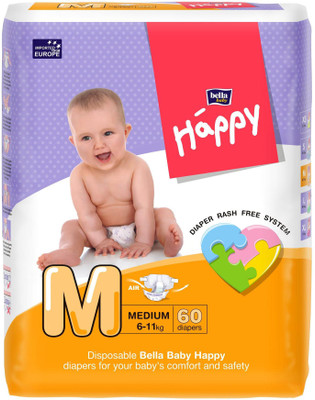 

Bella Happy Diapers - M(60 Pieces)