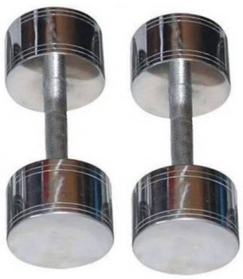 

BAANI INTERNATIONAL BEST QUALITY . FIXED STEEL 5 KG DUMBBELL PACK OF ( PAIR) Fixed Weight Dumbbell(10 kg)