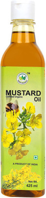

SIDDHI ORGANICS yellow mustard oil Mustard Oil Plastic Bottle(425 ml)