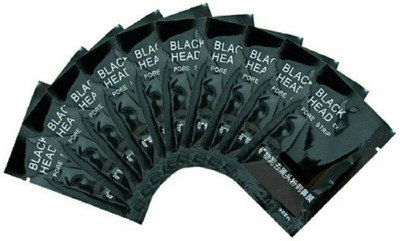 

Osking Activated Charcoal Blackhead Remover Pore Cleansing Black Mask Peel Off Mask Pack Of 10(60 ml)