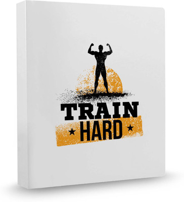 

100yellow Train Hard PVC Plastic, Ring Binder(Set Of 1, Multicolor)