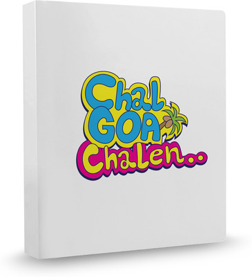 

100yellow Chal Goa Chalen PVC Plastic, Ring Binder(Set Of 1, Multicolor)