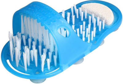 

bhawni Waterproof Easy Foot Cleaner Shower Slipper for All Age groups Easy Feet Foot Cleaner / Easy Bath Brush / Shower Foot Feet Cleaner / Scrubber(Blue)
