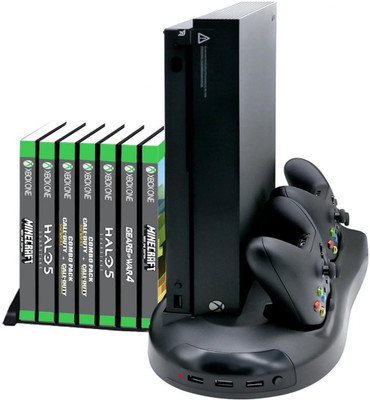 

Microware Xbox-One-X-Vertical Gaming Accessory Kit(Black, For Xbox One)