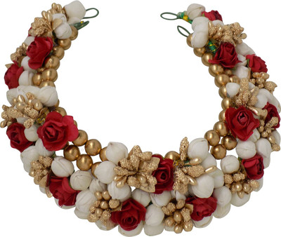 

Confidence Bridal Hair Gajra, Juda Accessories, Artificial Gajra For Wedding For Women And Girls Hair Accessory Set(Multicolor)