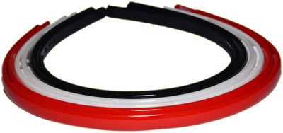 

Evolution Evogirl Multi-colour Shiny Daily Use Sleek Plane Plastic Hair Bands for Girls and Women (Set of 6 Hair Bands) Hair Band(Multicolor)