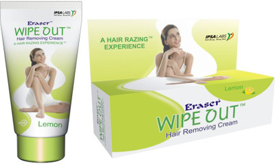 

Eraser Wipe Out Hair Removing Cream (Lemon) 25gm Cream(45 g)