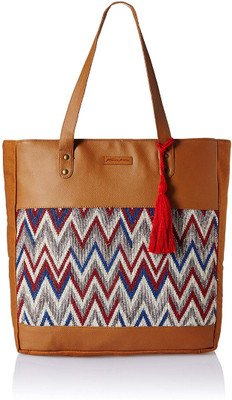 

Kanvas Katha Tote(Tan)
