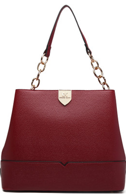 

Diana Korr Hand-held Bag(Maroon)