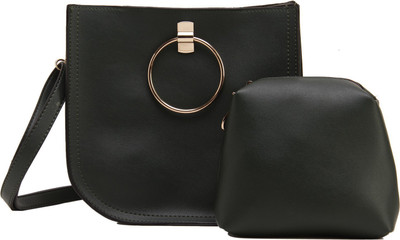 Fiona Trends Hand-held Bag(Black)