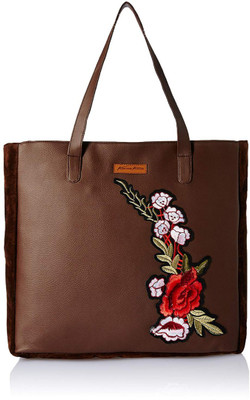 

Kanvas Katha Tote(Brown)