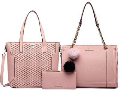 

Diana Korr Hand-held Bag(Pink)
