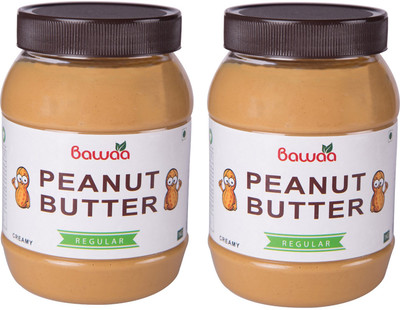 

bawaa Regular Peanut Butter(Pack of2) (Creamy) 2 kg(Pack of 2)
