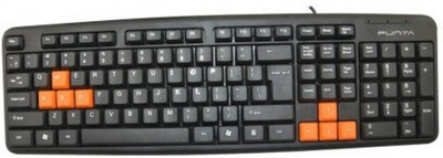 PUNTA KB 32 Wired USB Multi-device Keyboard(Black)