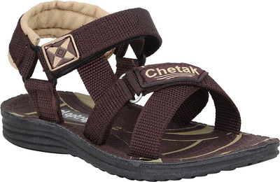 

Claptrap Boys Velcro Sports Sandals(Brown