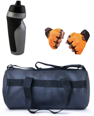 

Vellora Gym Bag And Gym Glove With Sipper Penguin Wrist Support Combo Gym & Fitness Kit