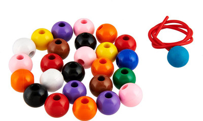 

Eduedge Small Beads . Strengthens finger muscles, hand eye co-ordination and concentration.• Made from high quality plastic.Hundred beads and two strings.Age Group 3 Years +(Multicolor)
