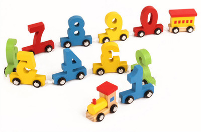 

TALKING GANESHA Wooden Digital Number Train Learning & Educational Toy with Incredible Finishing (Multicolor)(Multicolor)