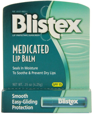 

Blistex Medicated Balm, Lip SPF 15, .15 oz NA(Pack of: 1, 4 g)