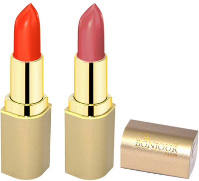 

Bonjour Paris Creamy Matte Lipsticks E4(nude, orange, 8 g)