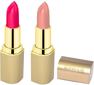 

Bonjour Paris Creamy Matte Lipsticks D4(nude, pink, 8 g)