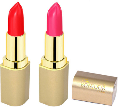 

Bonjour Paris Creamy matte lipstick J6(pink, red, 8 g)
