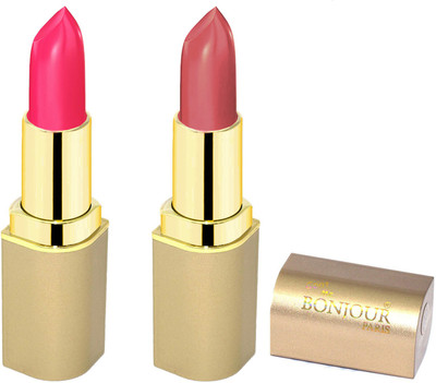 

Bonjour Paris Creamy Matte Lipsticks E5(nude, pink, 8 g)