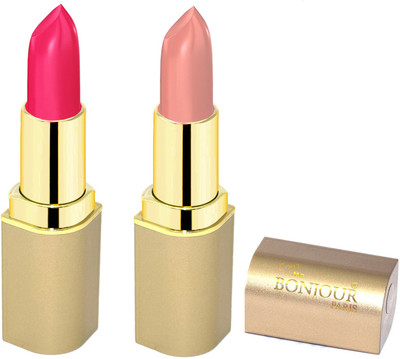 

Bonjour Paris Creamy Matte Lipsticks D13(nude, pink)