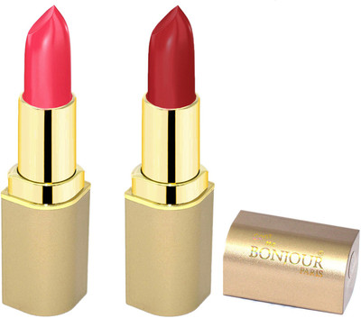 

Bonjour Paris Creamy matte lipstick K7(dark red, light pink, 8 g)