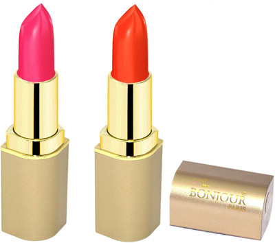 

Bonjour Paris Creamy matte lipstick I1(orange, pink, 8 g)