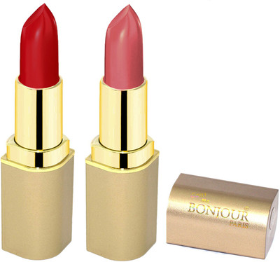 

Bonjour Paris Creamy Matte Lipsticks E7(nude, dark red, 8 g)