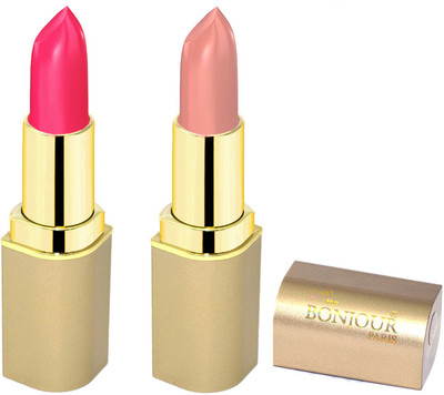 

Bonjour Paris Creamy Matte Lipsticks D6(nude, pink, 8 g)