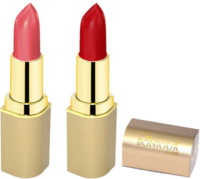 

Bonjour Paris Creamy matte lipstick L2(dark red, mauve, 8 g)