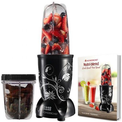 

Wonderchef Nutri-Blend 400 W Mixer Grinder(Black, 2 Jars)