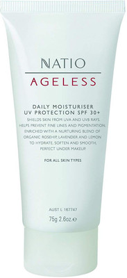 

Natio Ageless Daily Moisturiser UV Protection SPF 30+, 75g(75 g)