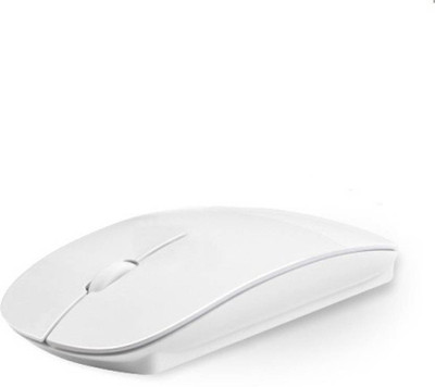 

TECHON Ultra Slim Wireless Optical Mouse(USB, White)