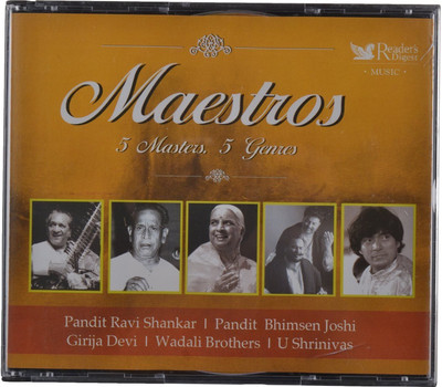 

Reader's Digest Music - Maestros - 5 Masters, 5 Genres, Audio CD Audio CD Standard Edition(Hindi - Reader's Digest)