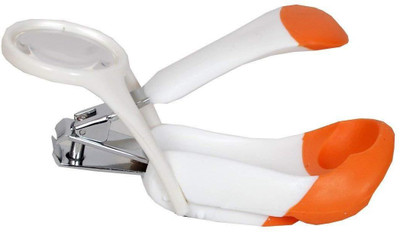 

GOCART Baby Safety Nail Scissors Nail Clippers with Magnifier In Orange Color