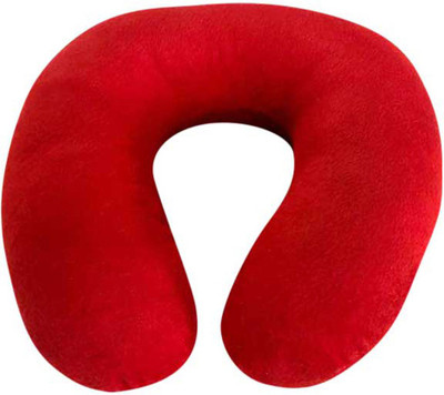 

GORDON Extra Soft U-Shaped Neck Pillow for Travel In Car, Train, Flight, Bus Neck Pillow(Red)